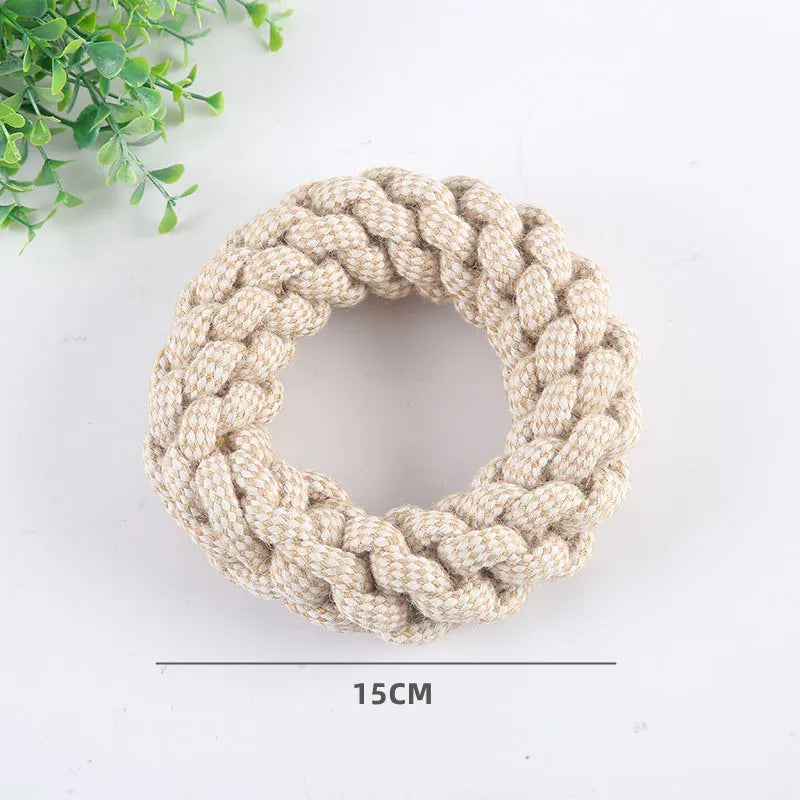Cat Dog Knot Toy Cleaning Teeth Grinding Teeth Interest Interactive Wear Resistant Knot Toy Play Entertainment Pet Supplies