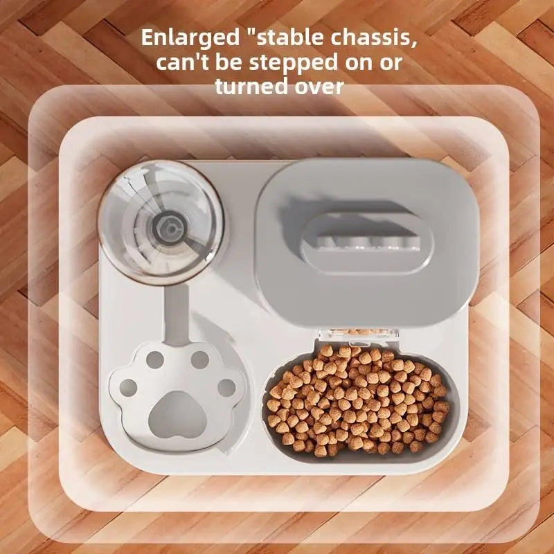 Large Capacity Pet Automatic Feeders and Water Dispensers, Suitable for Cats and Dogs