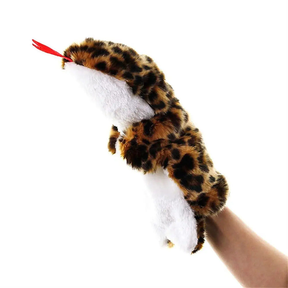 Animal Hand Puppet Cat Dolls Plush Hand Doll Puppets for Telling Story Cartoon Plush Toys