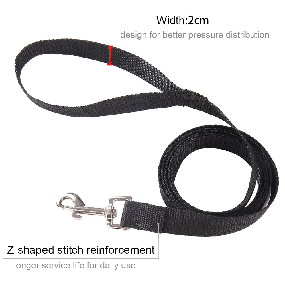 Long Dog Leash For Small Large Dogs Cats Strong Nylon Puppy Training Traction Rope Portable Pet Lead Golden Retriever Supplies