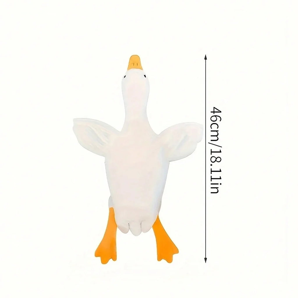 A Set of Soft Duck Plush Toys in White/Grey/Brown, Suitable for Cats and Dogs to Play With, Helping Them Play and Expend Energy, Suitable for Small to Medium-Sized Pets (Large Pets May Bite, so They Are Not Recommended for La