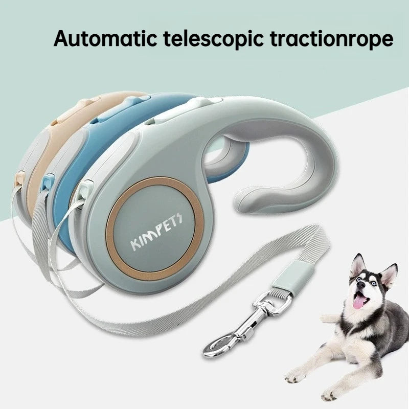 Simple Pet Leash Automatic Retractable Durable Travel Pet Supplies Lead Puppy Outdoor Walking Hiking Traction Rope Accessories