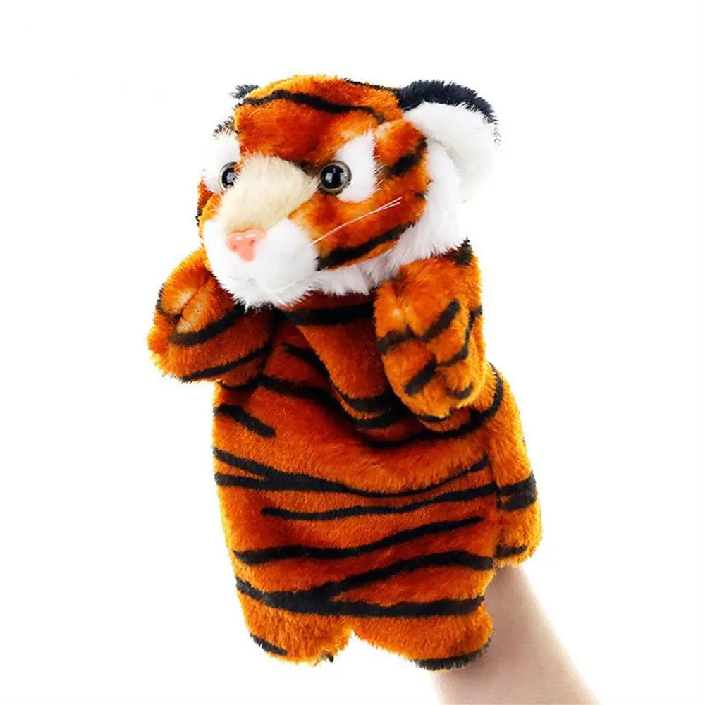 Animal Hand Puppet Cat Dolls Plush Hand Doll Puppets for Telling Story Cartoon Plush Toys