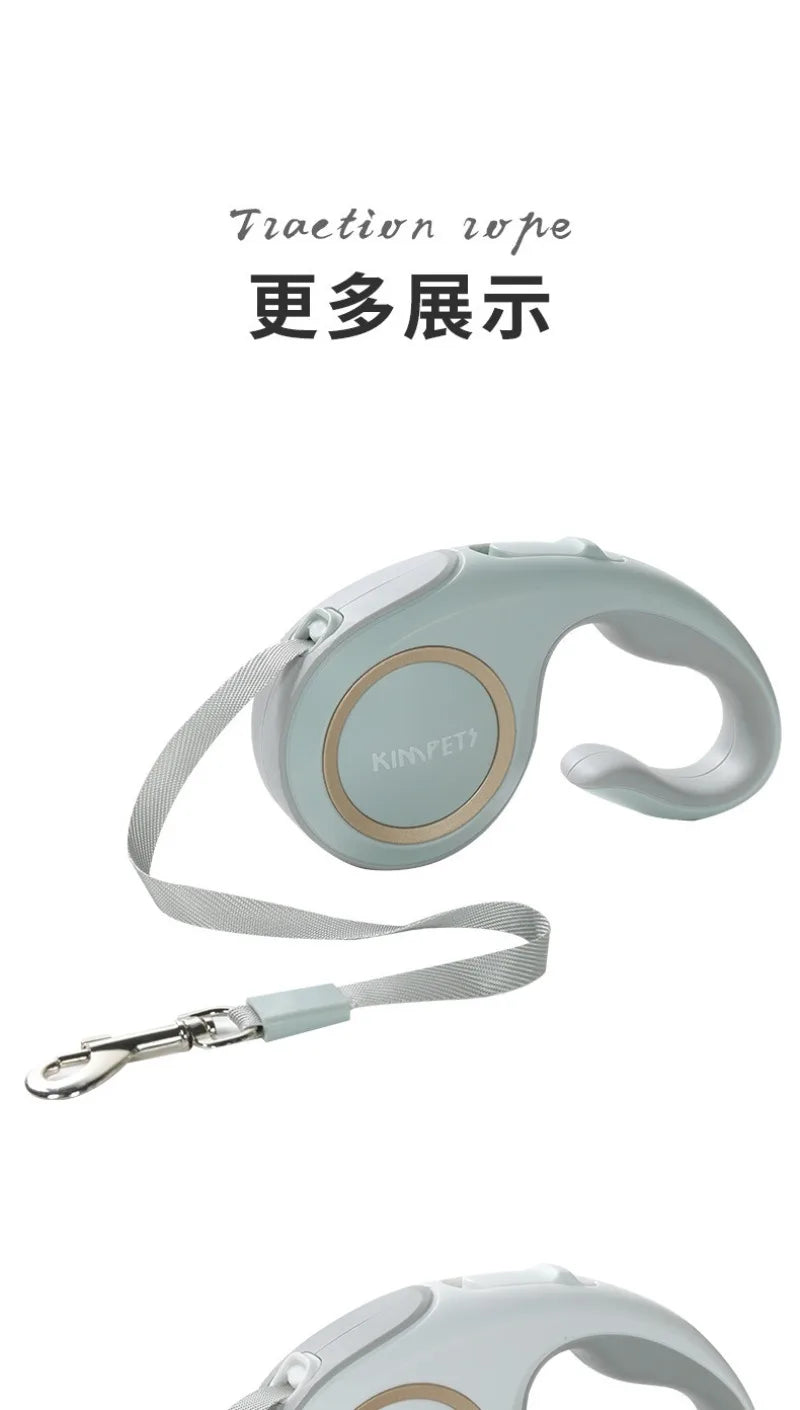 Simple Pet Leash Automatic Retractable Durable Travel Pet Supplies Lead Puppy Outdoor Walking Hiking Traction Rope Accessories