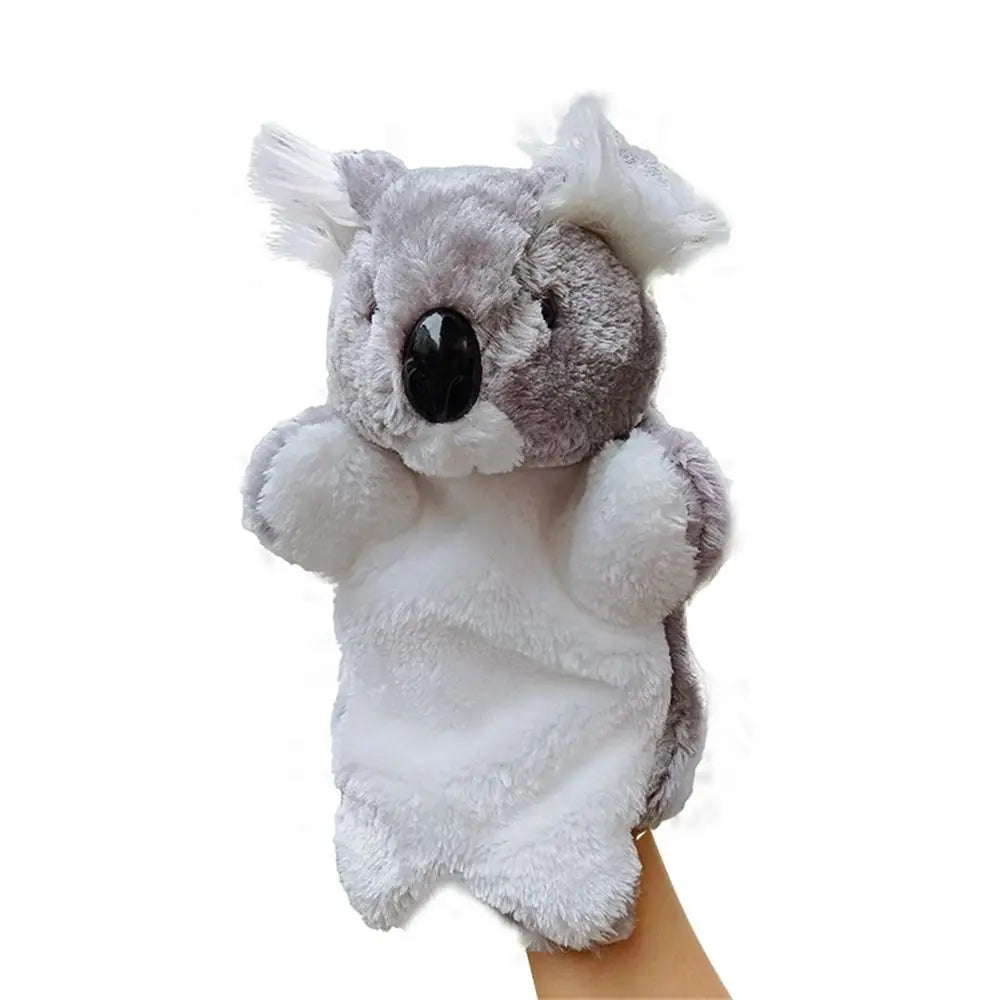 Animal Hand Puppet Cat Dolls Plush Hand Doll Puppets for Telling Story Cartoon Plush Toys