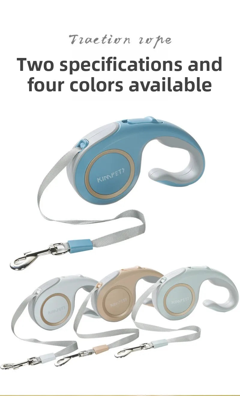 Simple Pet Leash Automatic Retractable Durable Travel Pet Supplies Lead Puppy Outdoor Walking Hiking Traction Rope Accessories