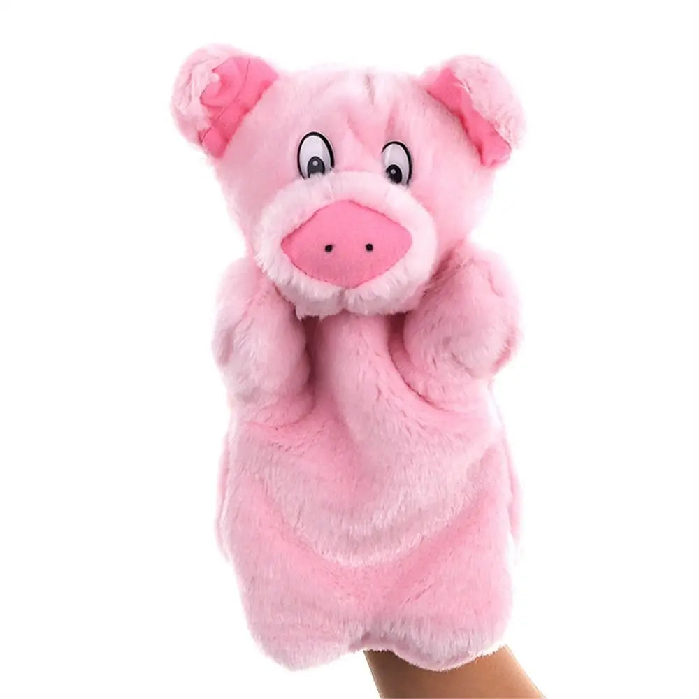 Animal Hand Puppet Cat Dolls Plush Hand Doll Puppets for Telling Story Cartoon Plush Toys