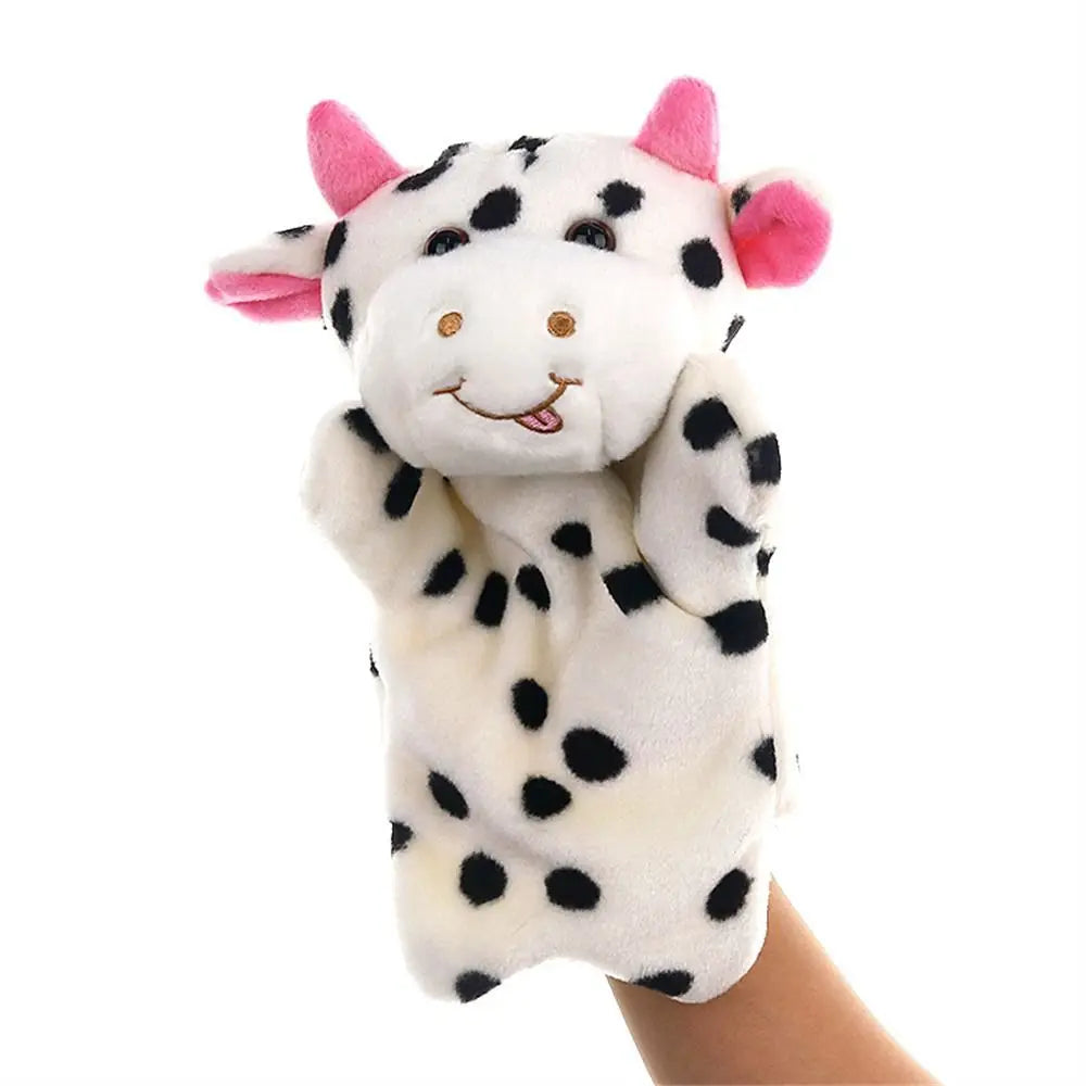 Animal Hand Puppet Cat Dolls Plush Hand Doll Puppets for Telling Story Cartoon Plush Toys