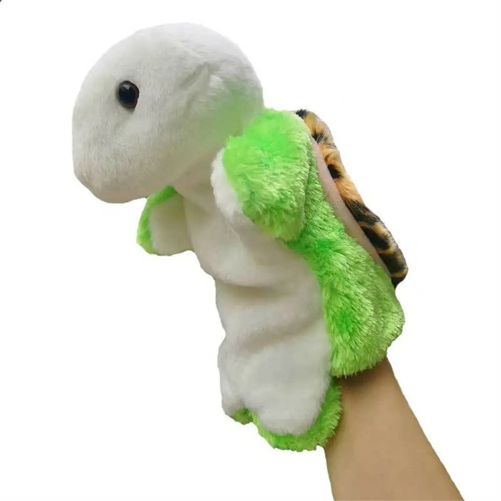Animal Hand Puppet Cat Dolls Plush Hand Doll Puppets for Telling Story Cartoon Plush Toys
