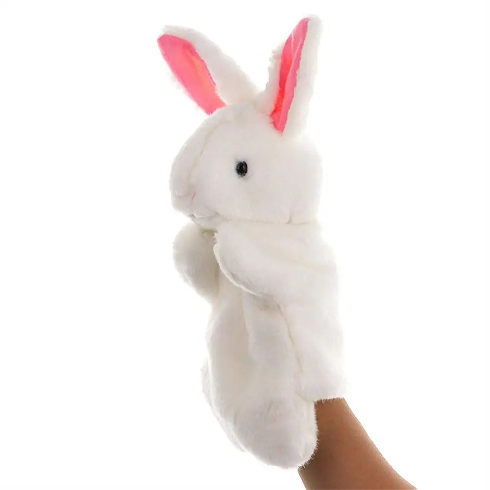 Animal Hand Puppet Cat Dolls Plush Hand Doll Puppets for Telling Story Cartoon Plush Toys